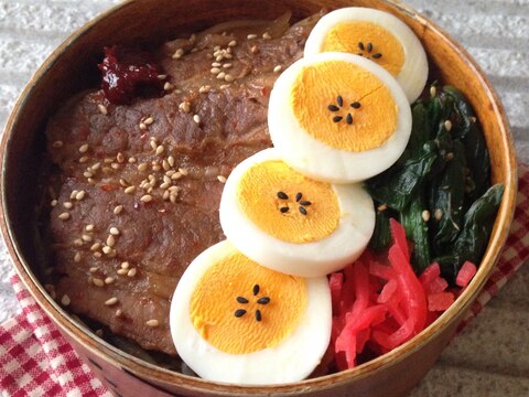 牛カルビ丼弁当♪